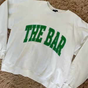 The Bar varsity sweatshirt